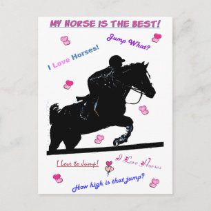 Hunter Jumper Horse Briefkaart