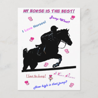 Hunter Jumper Horse Briefkaart