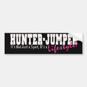 Hunter Jumper Horse Bumpersticker (Voorkant)