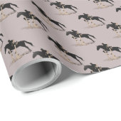 Hunter Jumper Horse Cadeaupapier (Rol Hoek)