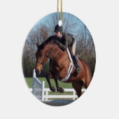 Hunter Jumper Horse Ornament (Rechts)