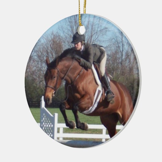Hunter Jumper Horse Ornament (Links)