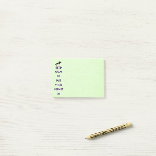 Hunter Jumper Horse Post-it® Notes (Op bureau)