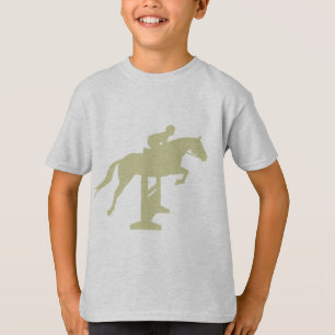 Hunter Jumper Horse & Rider (sage green) Gifts T-shirt