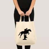 Hunter Jumper Horse & Rider Tote Bag (Voorkant (product))