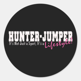 Hunter Jumper Horse Ronde Sticker