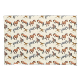 Hunter Jumper Horses Equine Pillowcase Kussensloop