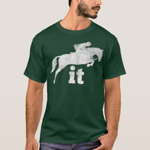 Hunter Jumper Jumping Equestrian English Horse T-shirt