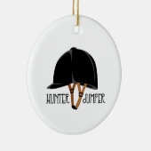 Hunter Jumper Keramisch Ornament (Rechts)