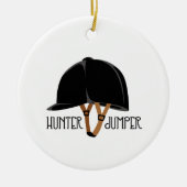 Hunter Jumper Keramisch Ornament (Voorkant)