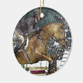 Hunter Jumper Keramisch Ornament (Links)