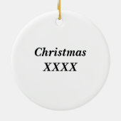 Hunter Jumper Keramisch Ornament (Achterkant)