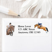 Hunter Jumper Show Horse Label (Insitu)