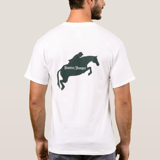 Hunter/Jumper Silhouette T-shirt (Achterkant)