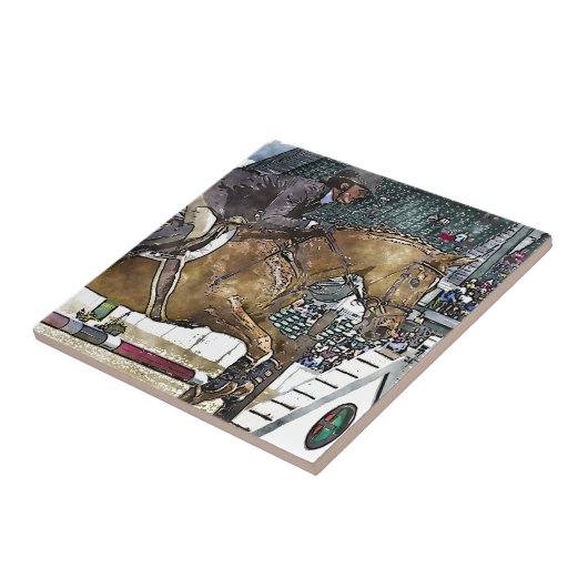 Hunter Jumper Tegeltje (Zijkant)