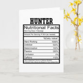 Hunter Kaart (Gele Bloem)