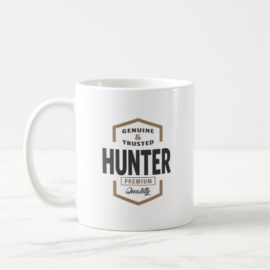 Hunter Logo Gift Ideeën. Koffiemok (Links)