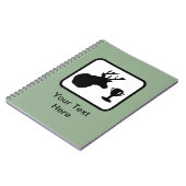  Hunter Logo Notitieboek (Linkerzijde)