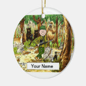 Hunter - Mannelijk Keramisch Ornament (Links)