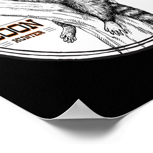 Hunter met een behandeling van het leven in de ste poster (Hoek)