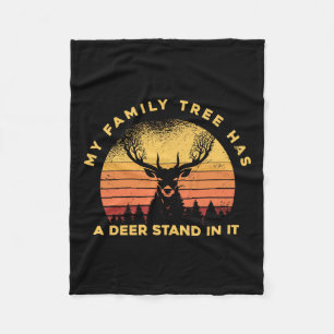 Hunter - Mijn familieboom heeft een diepere standa Fleece Deken