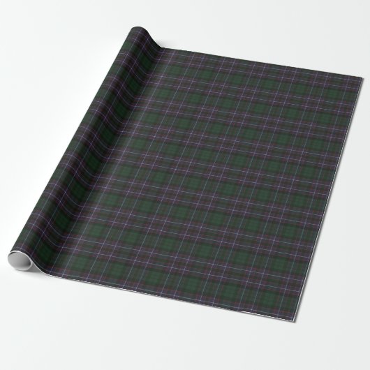 Hunter Modern Original Scottish Tartan Cadeaupapier (Uitgerold)
