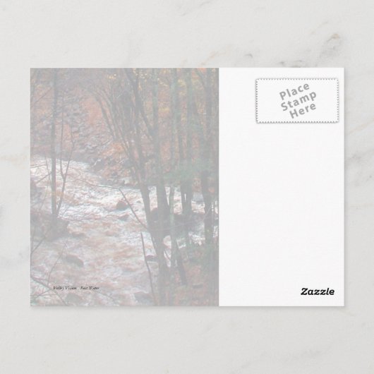 Hunter Mountain Fast Water Briefkaart (Achterkant)