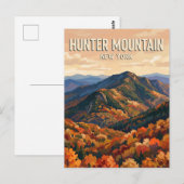 Hunter Mountain New York Briefkaart (Voorkant / Achterkant)