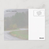 Hunter Mountain Road Briefkaart (Achterkant)