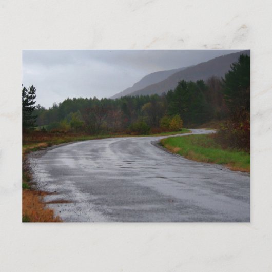 Hunter Mountain Road Briefkaart (Voorkant)