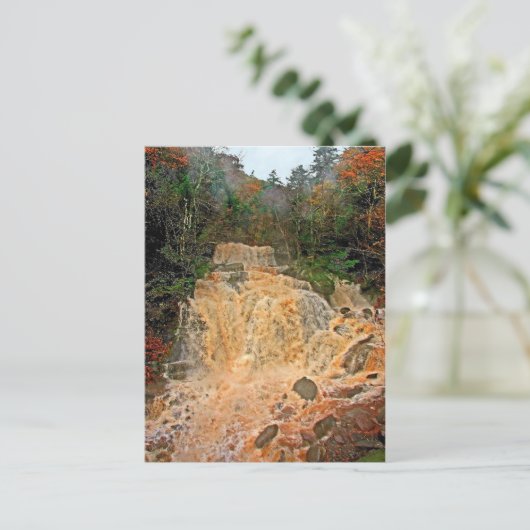 Hunter Mountain Waterfall Briefkaart (Staand voorkant)