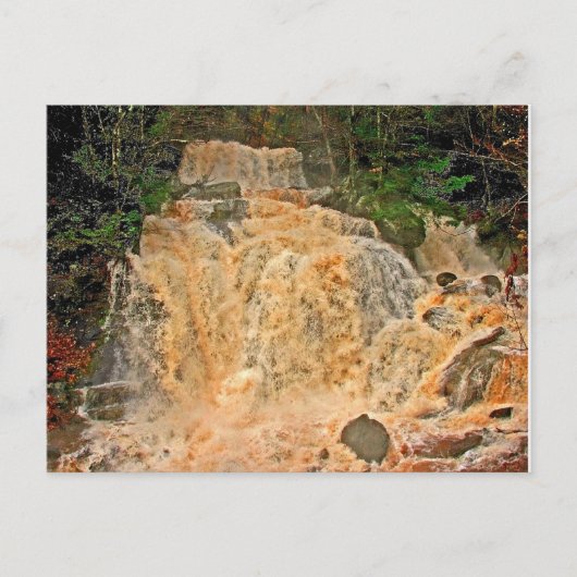 Hunter Mountain Waterfall Briefkaart (Voorkant)