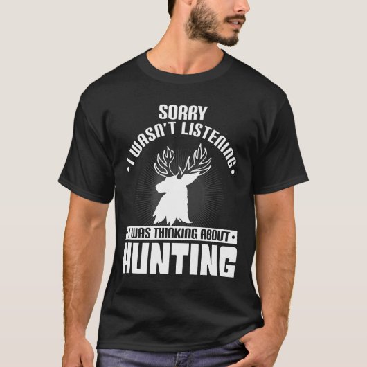 Hunter Mounteneer, jager Camping Deer Hobby T-shirt (Voorkant)
