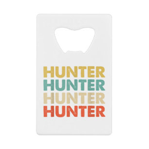 Hunter Naam Shirten & Geschenken Hunter Naam Creditkaart Flessenopener