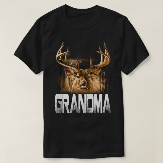 Hunter oma T-Shirt Funny Papa Hunting Father G (Design voorkant)