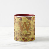 Hunter Orange Camouflage Glitter Camo Name Mok (Midden)