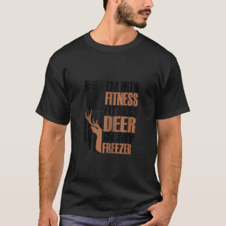Hunter Papa Fitness Herten In Mijn Vriezer Grappig T-shirt