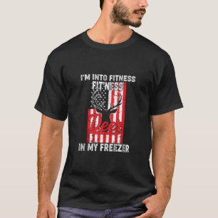 Hunter Papa Ik ben in Fitness Herten Vriezer Jacht T-shirt