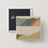 Hunter Park - Speciaal blad Vierkante Button 5,1 Cm (Voorkant /achterkant)