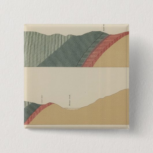 Hunter Park - Speciaal blad Vierkante Button 5,1 Cm (Voorkant)