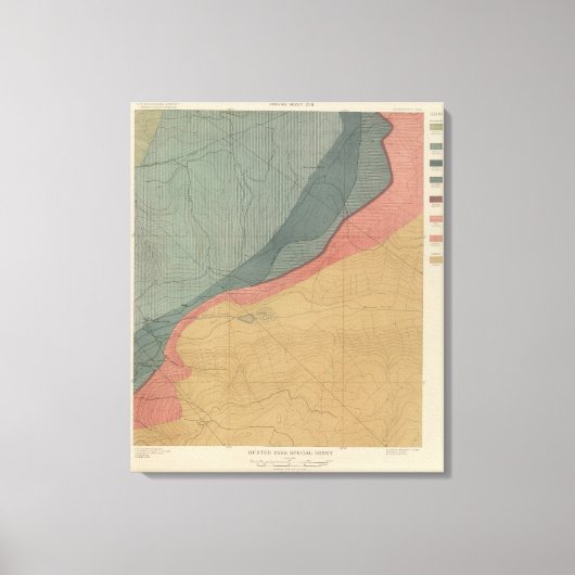 Hunter Park Special Sheet Atlas Map Canvas Afdruk (Voorkant)