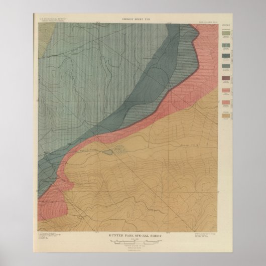 Hunter Park Special Sheet Atlas Map Poster (Voorkant)
