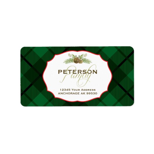 Hunter Plaid, Vakantie Etiket (Voorkant)