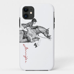 Hunter Pony Pointillism iPhone 11 Hoesje