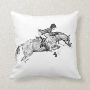 Hunter Pony Pointillism Kussen