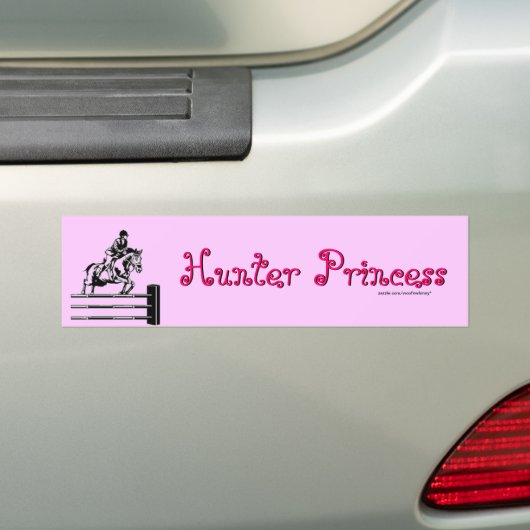 Hunter Princess Bumpersticker (Op auto)
