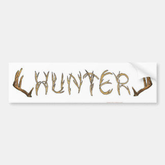 Hunter rack bumpersticker