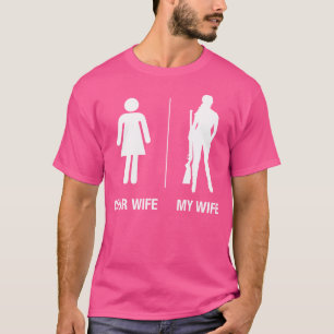 Hunter Rifle Funny Husband Pistool T-shirt