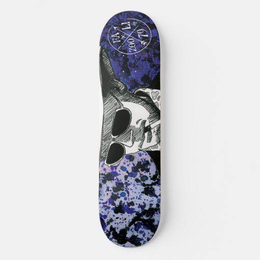 Hunter S Thompson, Land Bat Persoonlijk Skateboard (Voorkant)