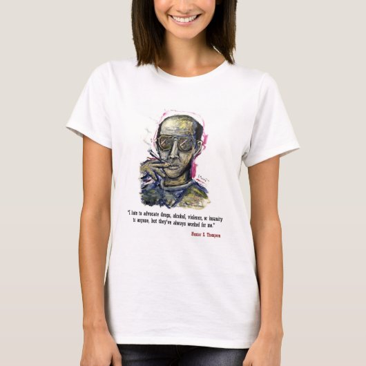 Hunter S. Thompson T-shirt (Voorkant)